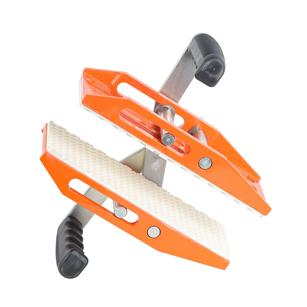 Raizi 1 pair of Double Hand Stone Carry Clamp with White Rubber Pad