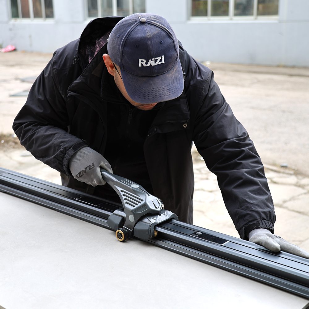 Raizi HevyCut™ Multi Modular Rail Tile Cutter with Electric Suction Cups