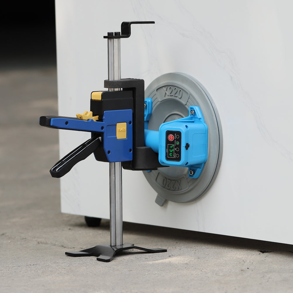 Raizi Waterfall HeviJack™ Glazing Kit Construction Arm Jack used with X220 Electric Suction Cups