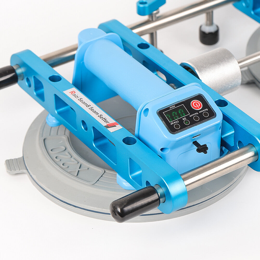 Raizi Seam8™ Pro Electric Seam Setter with 8-inch Suction Cups for Countertop Seaming Leveling