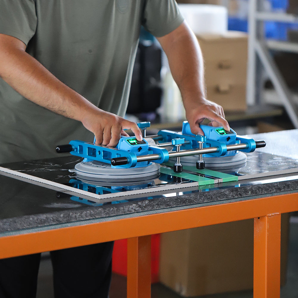 Raizi Seam8™ Pro Electric Seam Setter with 8-inch Suction Cups for Countertop Seaming Leveling