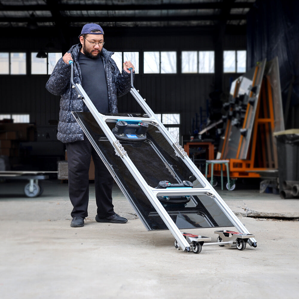 Raizi TileGo™ Large Format Tile Installation Dolly with Grabo Lifter (ship from US warehouse)