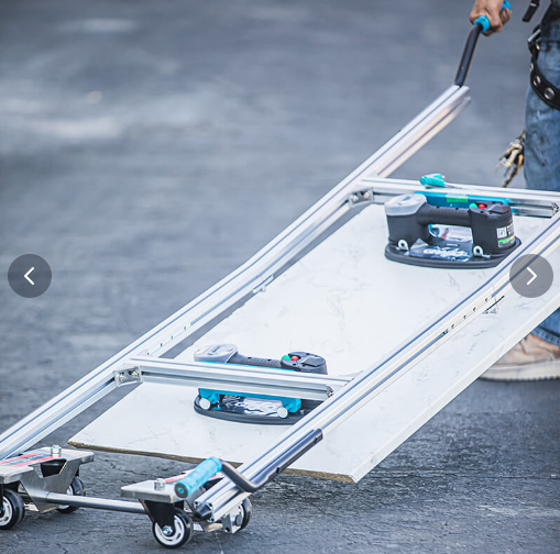 Raizi TileGo™ Large Format Tile Installation Dolly with Grabo Lifter (ship from US warehouse)