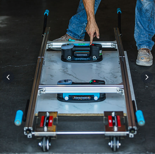 Raizi TileGo™ Large Format Tile Installation Dolly with Grabo Lifter (ship from US warehouse)