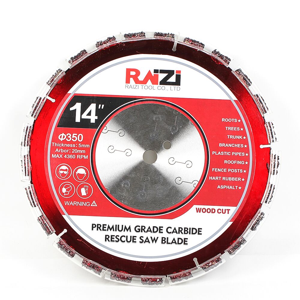 Raizi Professional Demolition Carbide Fire Rescue Saw Blade for Stone Iron Steel All purpose