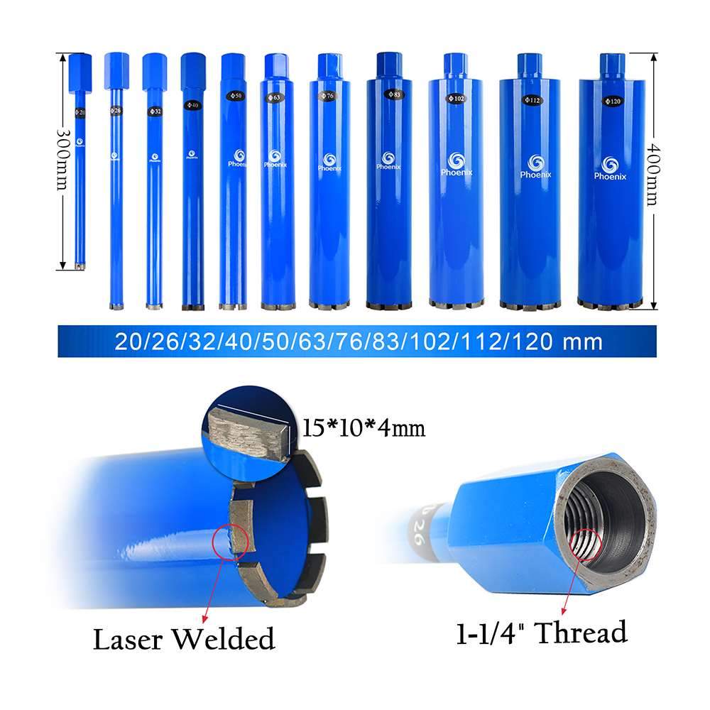Raizi Laser Welded Concrete Core Drill Bit