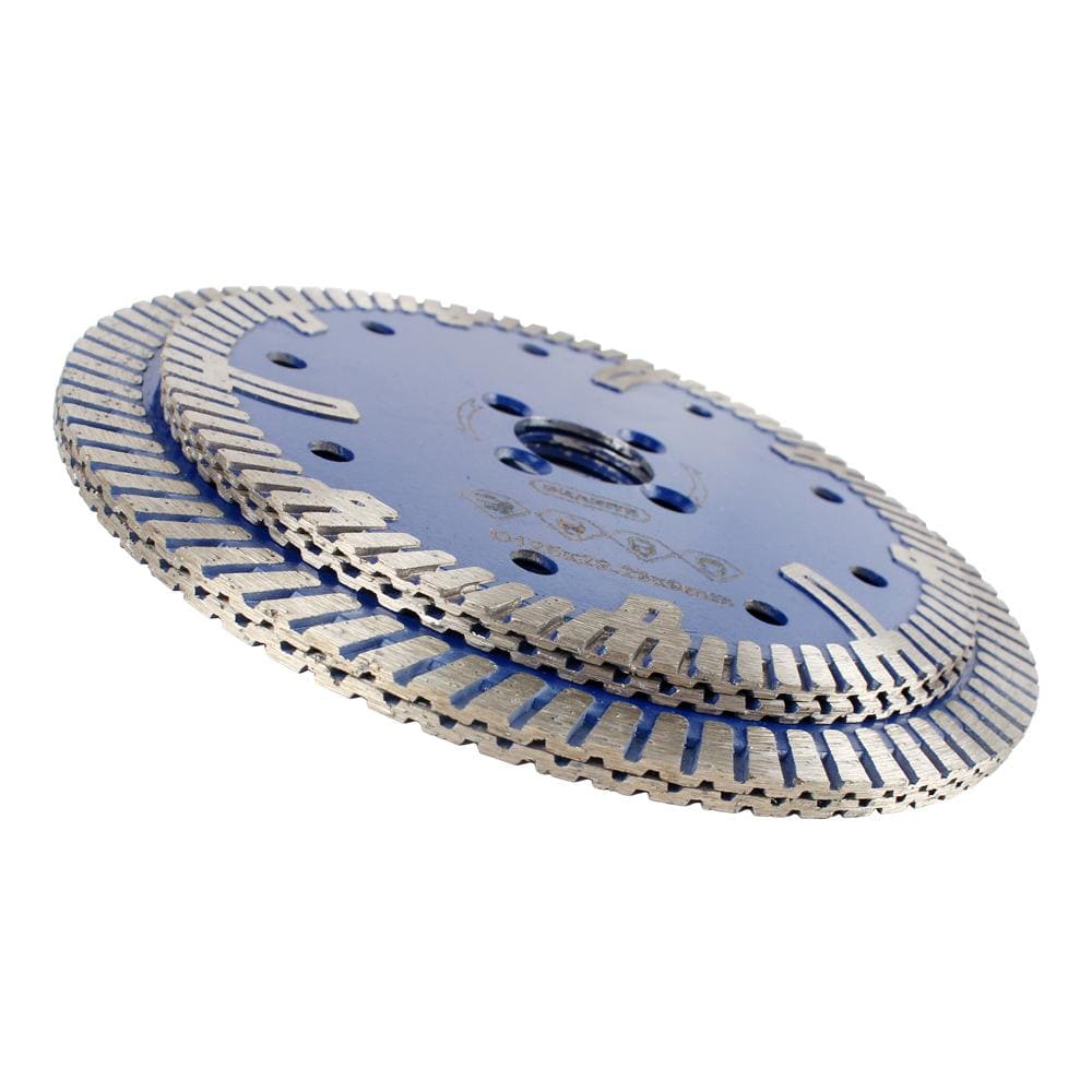 Raizi 5", 6" Turbo Diamond Cutting Saw blade For Quartz Engineered Stone T-Segment