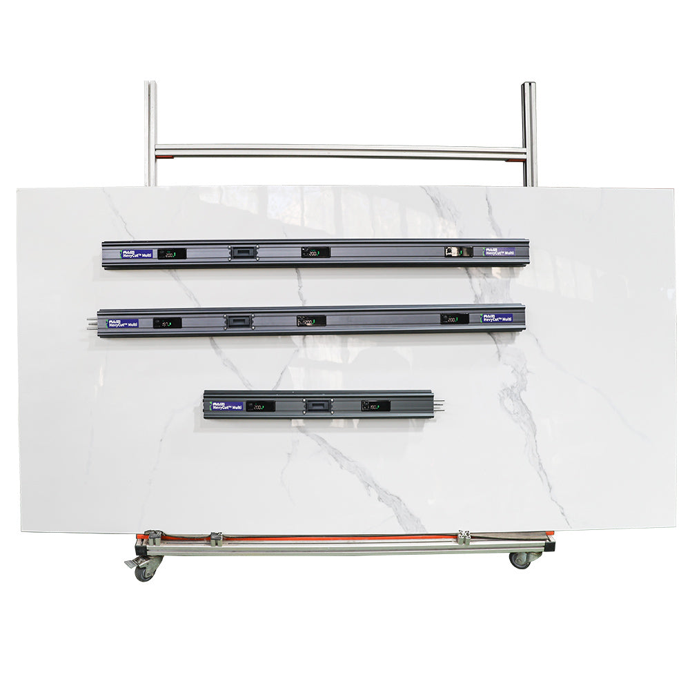 Raizi HevyCut™ Multi Modular Rail Large Format Tile Cutter with Electric Suction Cups