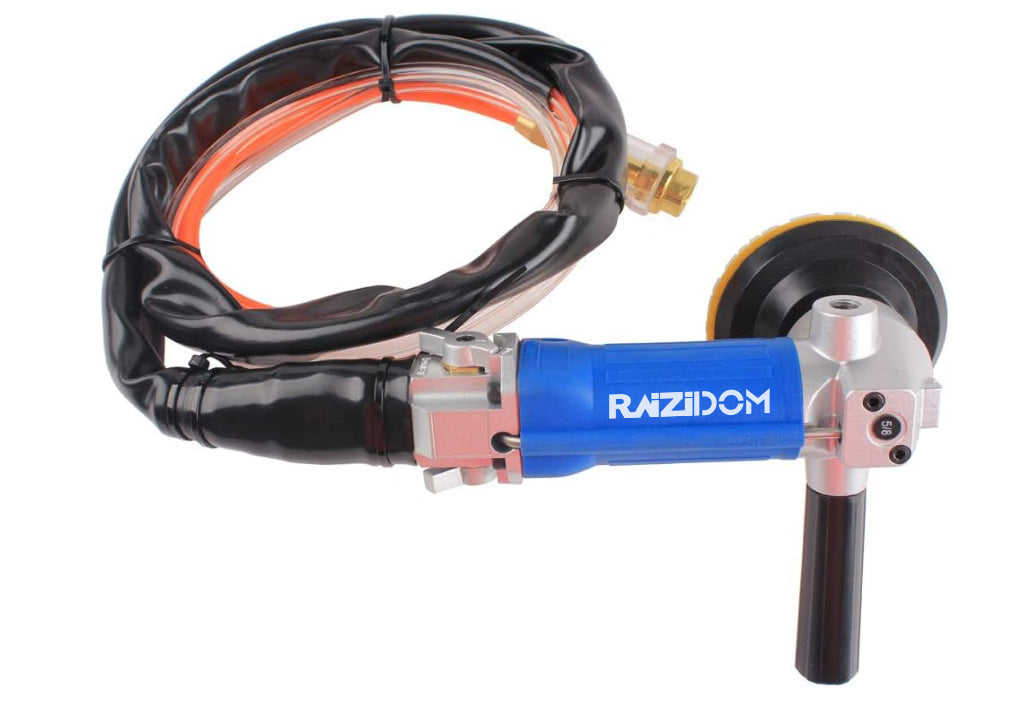 Raizidom Granite Air Wet Polisher with Back-up Pad Enhanced Edition