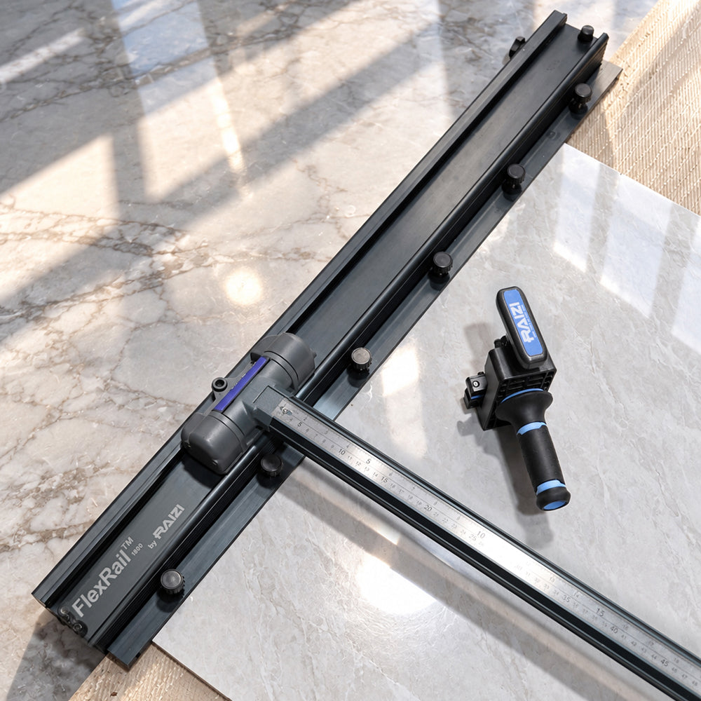 Raizi FlexRail™ 1800mm Large Format Tile Cutter with Extendable Rail