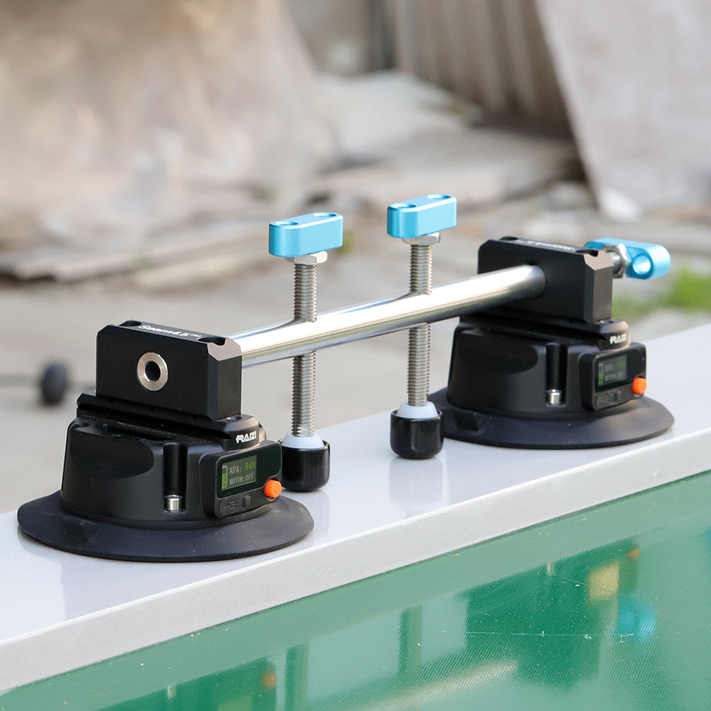 Raizi Seam4.5™ Compact Electric Seam Setter with 4.5-inch Suction Cups for Stone and Tiles