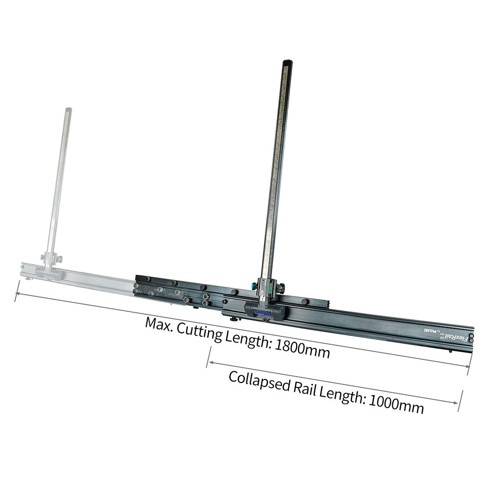 Raizi FlexRail™ 1800mm Large Format Tile Cutter with Extendable Rail