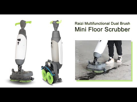 Raizi Mini Floor Scrubber Cleaning Machine Industrial Vacuum