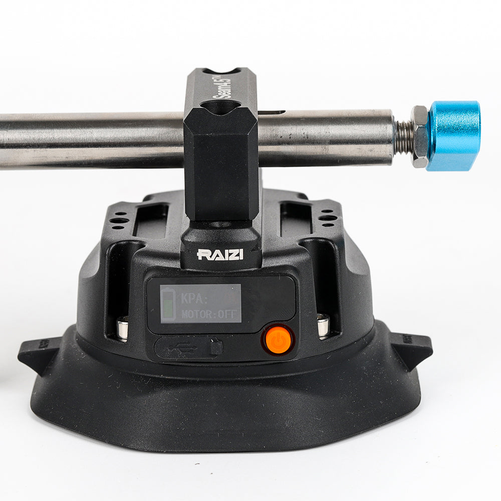 Raizi Seam4.5™ Compact Electric Seam Setter with 4.5-inch Suction Cups for Stone and Tiles