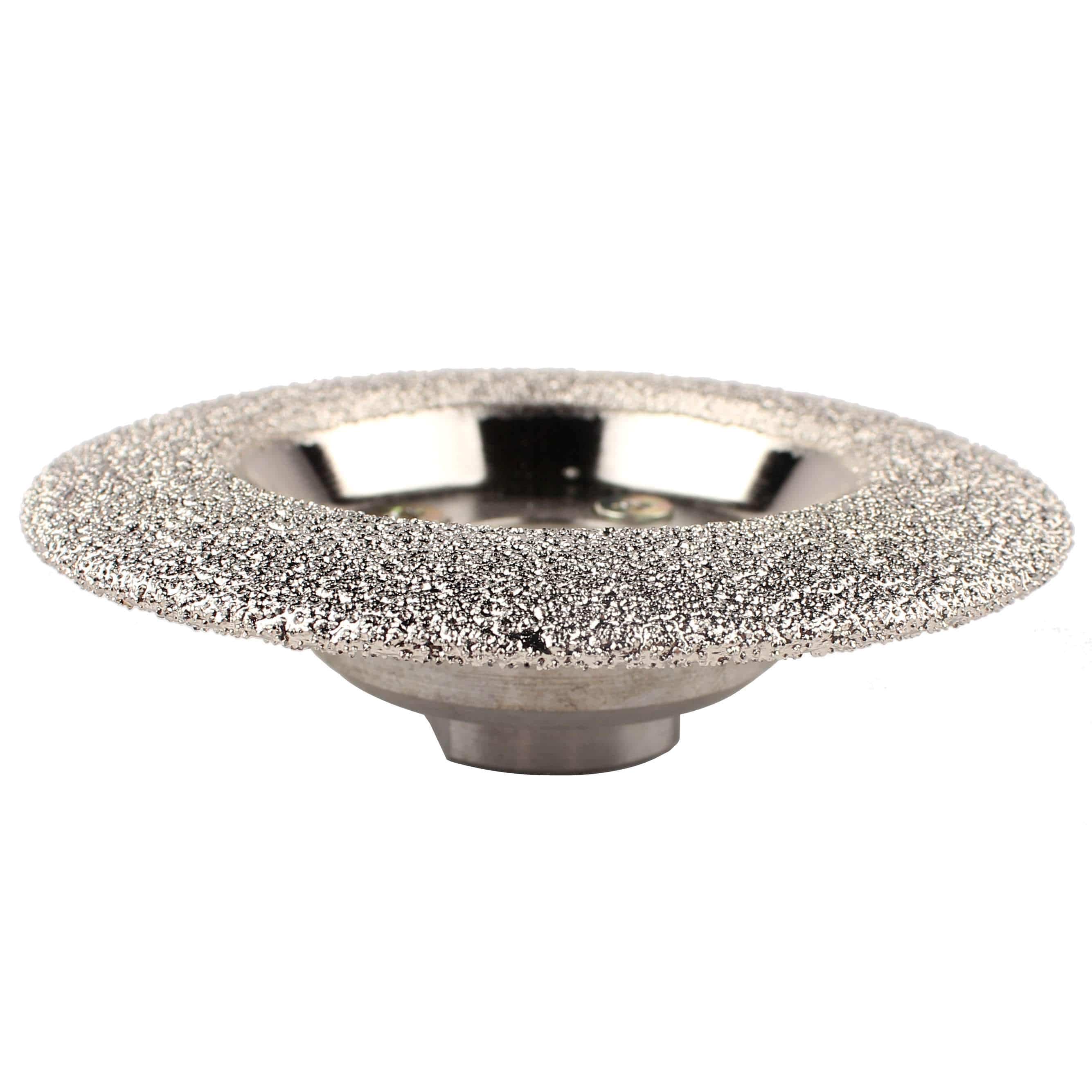 Raizi Tool Stone Cup Wheel Raizi 4 Inch Vacuum Brazed Contour Diamond Cup Grinding Wheels