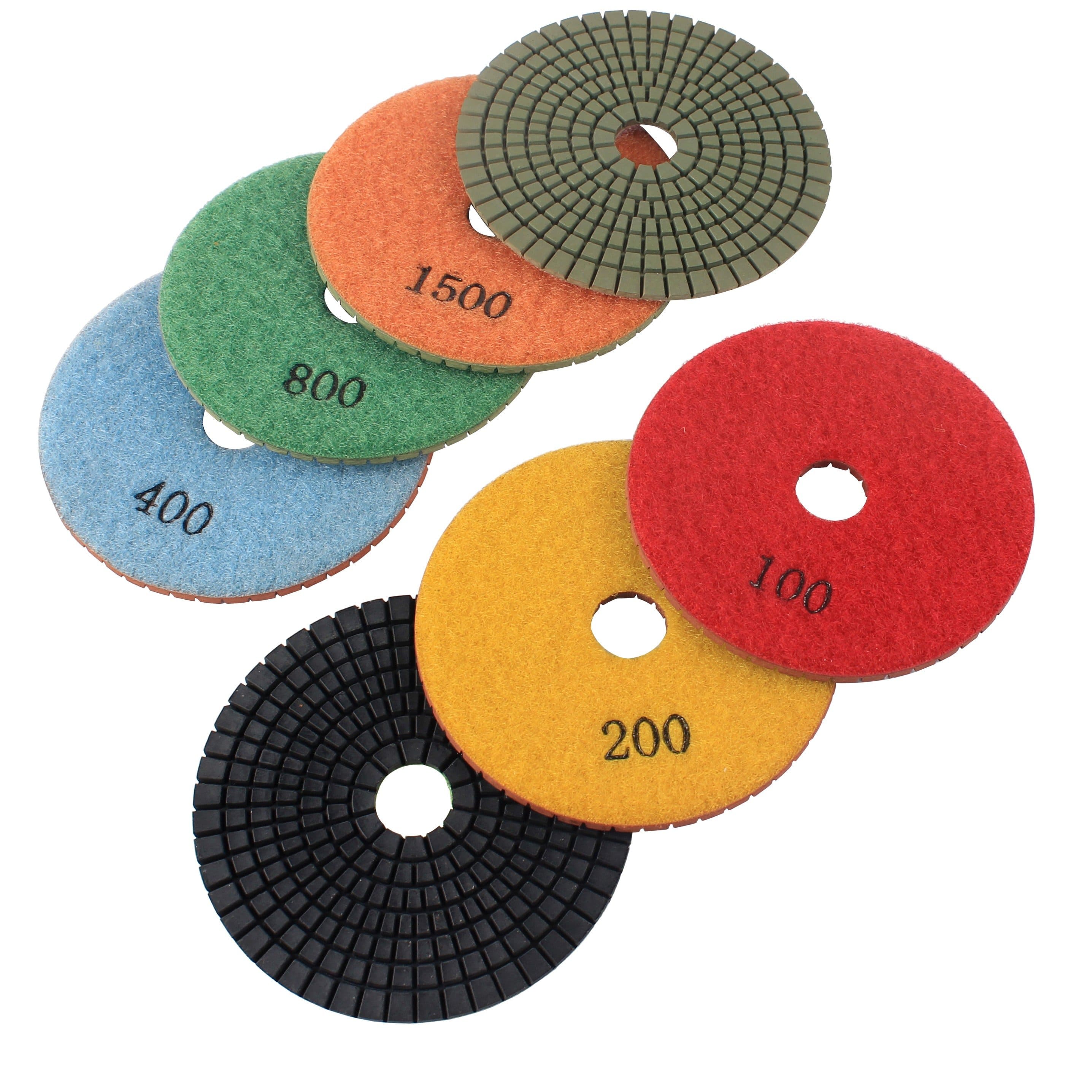 7-Step-Flexible-Granite-Wet-Polishing-Pads