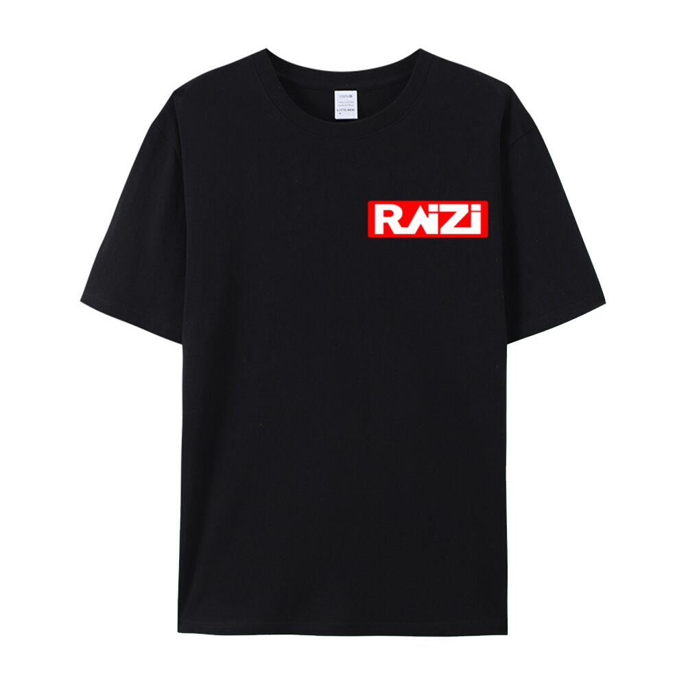 Raizi-Cotton-Round-Neck-Short-Sleeve-T-shirt